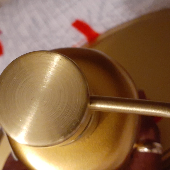 VANITY TRAY/ DISPENSER 2PC SET NWT KASSATEX GOLD - Picture 5 of 5